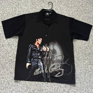 Men's XL Elvis Presley Buttoned Shirt